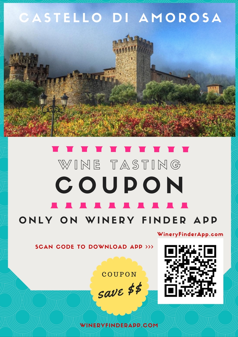 Castello di Amorosa Napa Valley Castle Winery NEW Wine Tasting Tour Discount Coupon Deal